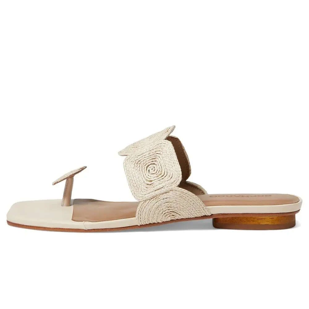BERNARDO PALERMO RAFFIA IVORY 7.5 M